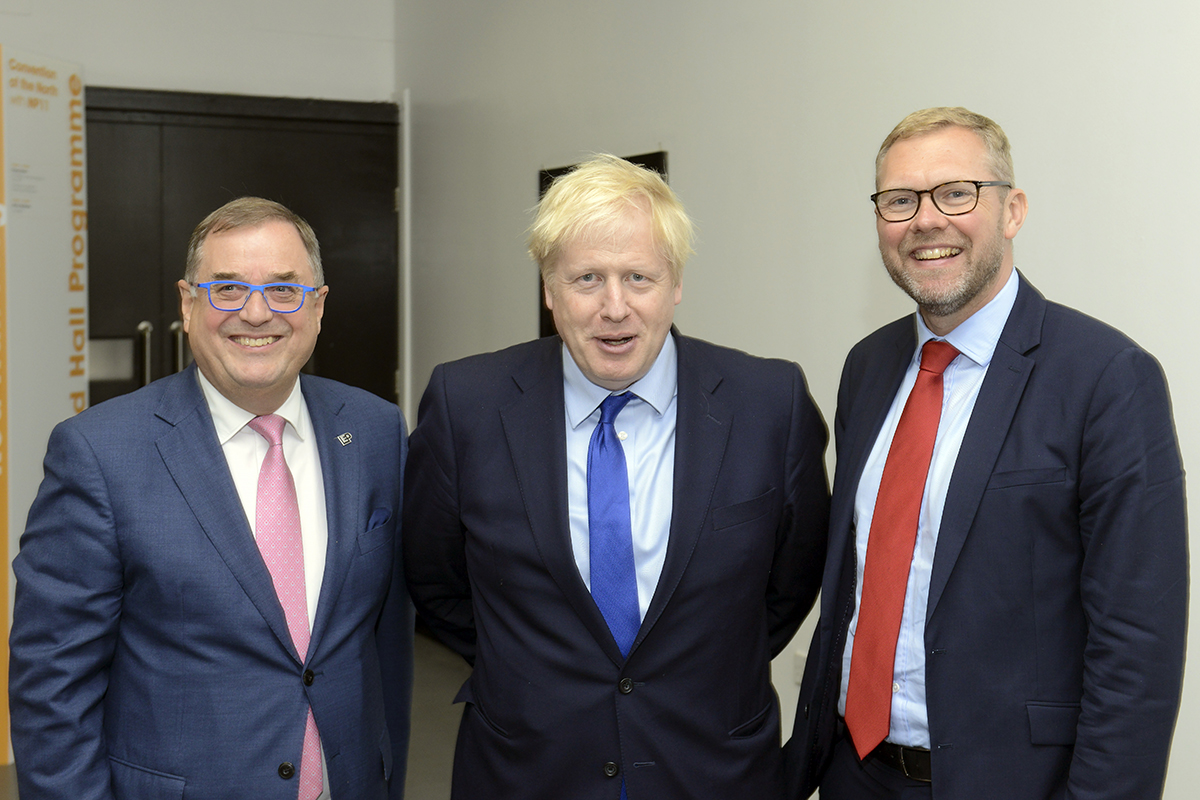 Boris Johnson at the Convention of the North with NP11