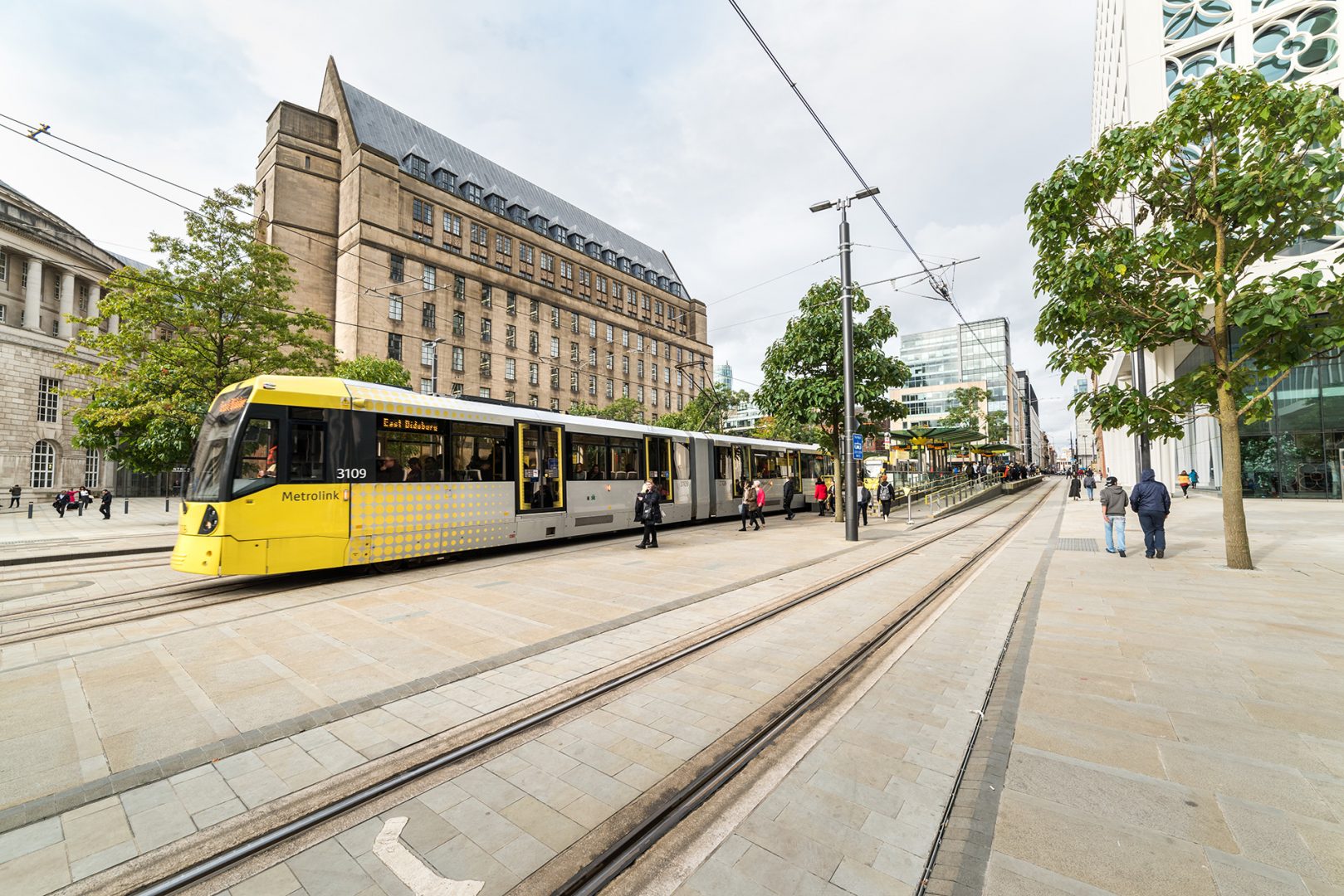 Tram in St Peter's Square, Manchester