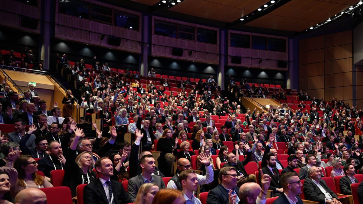 The audience at the Convention of the North 2023